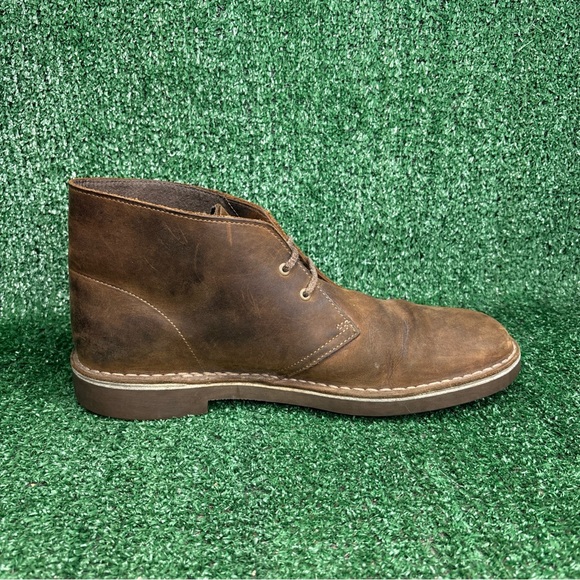 Clarks Bushacre Chukka Desert Boot Brown Men 10.5 Nubuck Leather Beeswax Casual main image 11